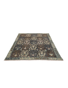 Tappeto Kilim Afghanistan 160x207 Blu Scuro Bei 2