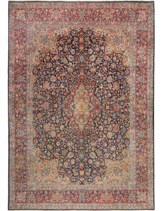 Tappeto Kerman Persia marrone giallo 272x387