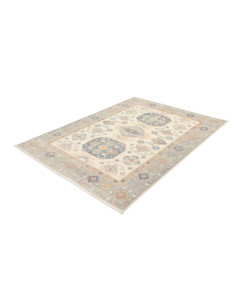 Rug Kazak Afghanistan 153x207 Cream Various Blu 2