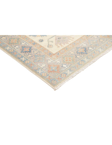 Rug Kazak Afghanistan 153x207 Cream Various Blu