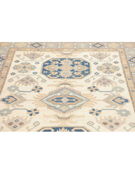 Rug Kazak Afghanistan 150x208 Cream Offwhite Bl