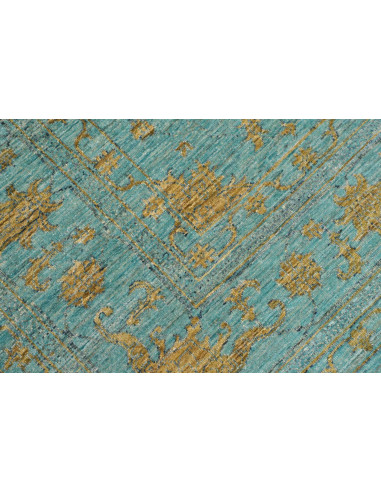 Rug Zigler Fine Pakistan green brown 202x259