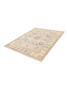 Rug Kazak Afghanistan 156x196 Sky Blue Ivory Pe 2