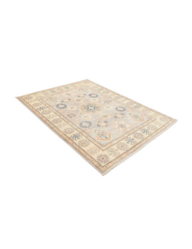 Rug Kazak Afghanistan 156x196 Sky Blue Ivory Pe