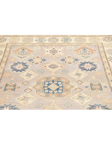 Rug Kazak Afghanistan 156x196 Sky Blue Ivory Pe