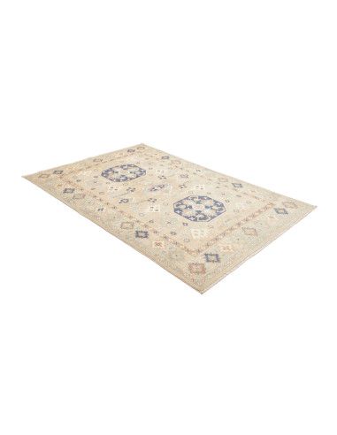 Tappeto Kazak Afghanistan 154x210 Beige Crema B