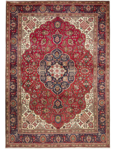 Rug Tabriz Persia brown yellow 250x350