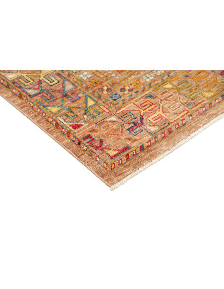 Rug Tribal Pakistan 146x210 Terracotta Blue Red
