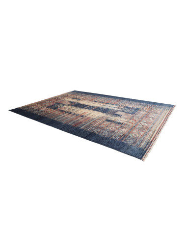 Rug Mosaic Pakistan 267x360 Blue Beige Terracot