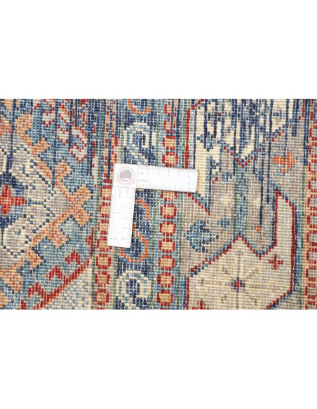 Rug Mosaic Pakistan 267x360 Blue Beige Terracot