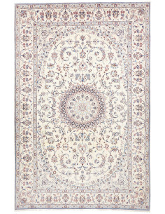 Tappeto Nain 9la Persia 205x315 Crema Avorio Bl
