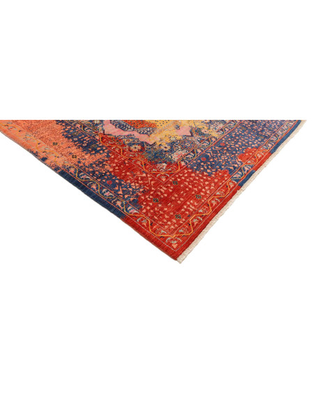 Tappeto Mamlouk Pakistan 200x299 Navy Blu Rosso