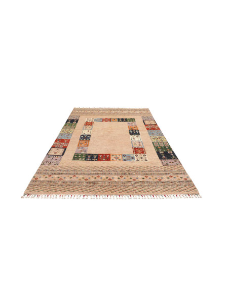Rug Siva Pakistan 168x254 Beige Multicolored