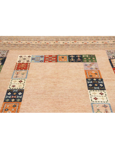 Rug Siva Pakistan 168x254 Beige Multicolored