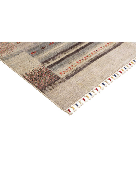 Tappeto Siva Pakistan 171x249 Beige Marrone Gri
