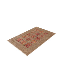 Tappeto Bakhteari Pakistan marrone bianco 98x153 2