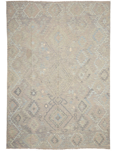 Tappeto Kilim Afghanistan azzurro 210x294