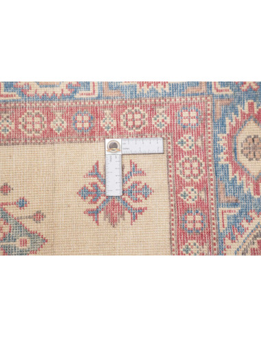Rug Kazak Afghanistan 155x192 Cream Ivory Blue