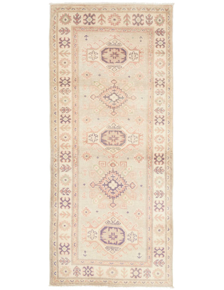 Rug Kazak Afghanistan 83x193 Light Grey Beige B