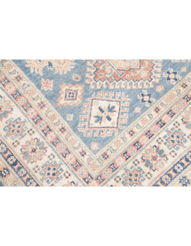 Tappeto Kazak Afghanistan 124x183 Azzurro Chiar