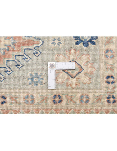 Tappeto Kazak Afghanistan 124x183 Azzurro Chiar