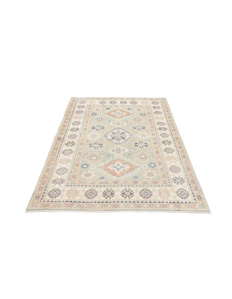 Rug Kazak Afghanistan 118x182 Mint Green Cream