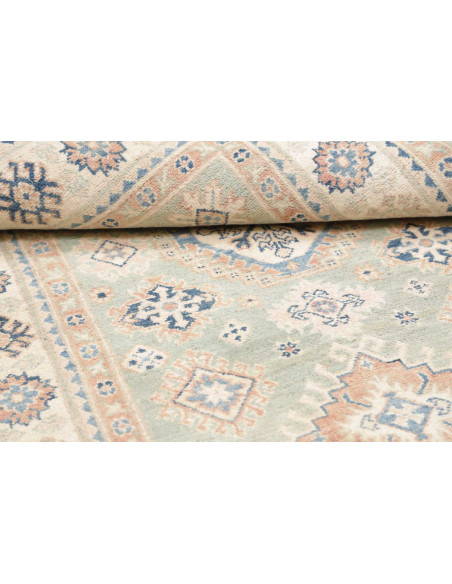 Rug Kazak Afghanistan 118x182 Mint Green Cream