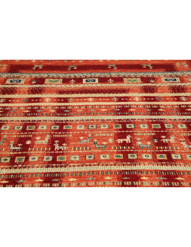 Tappeto Siva Pakistan 170x251 Rosso Terracotta
