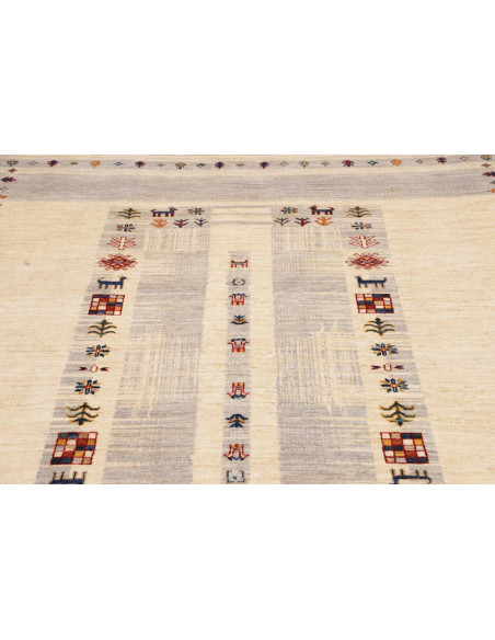 Rug Siva Pakistan 172x241 Cream Grey Multicolor