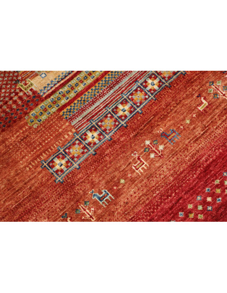 Rug Siva Pakistan 125x183 Red Terracotta Ochre