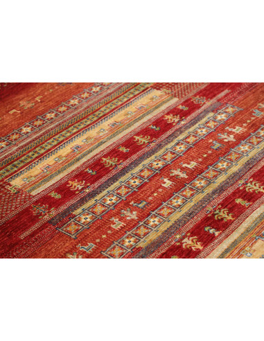 Rug Siva Pakistan 125x183 Red Terracotta Ochre