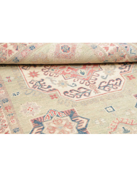 Tappeto Kazak Afghanistan 116x181 Verde Salvia
