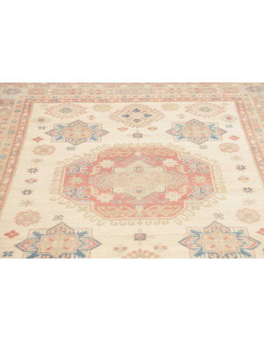 Rug Kazak Afghanistan 153x192 Cream Beige Coral