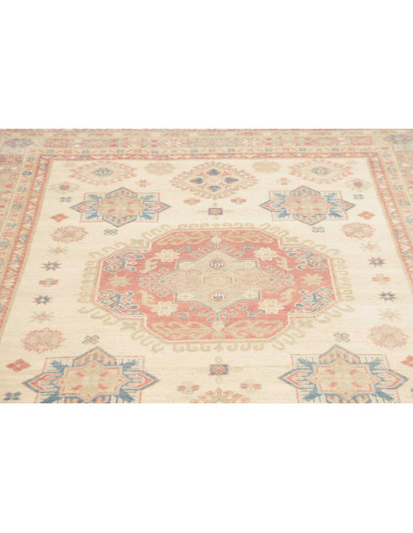 Rug Kazak Afghanistan 153x192 Cream Beige Coral
