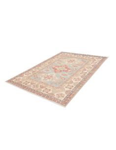 Tappeto Kazak Afghanistan 152x204 Blu Chiaro Te 2