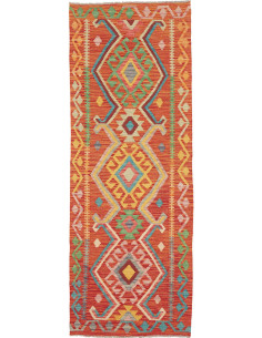 Tappeto Kilim Afghanistan 69x193 Arancio Terrac