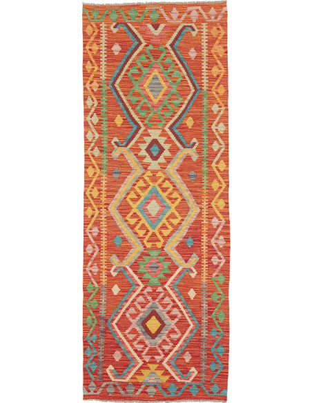 Rug Kilim Afghanistan 69x193 Terracotta Orange