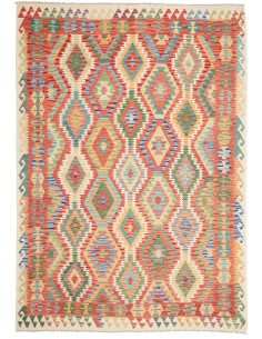 Tappeto Kilim Afghanistan marrone 210x295