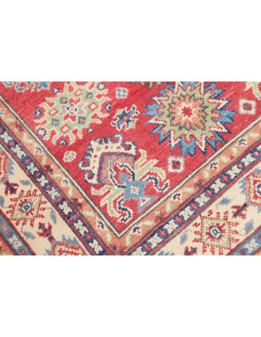 Rug Kazak Afghanistan maroon red 100x147