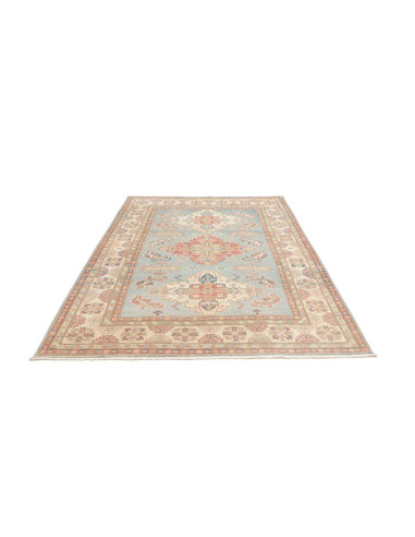 Rug Kazak Afghanistan 170x228 Light Blue Cream