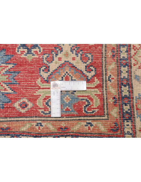 Rug Kazak Afghanistan maroon red 100x147