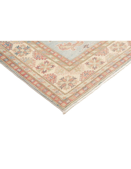 Tappeto Kazak Afghanistan 170x228 Azzurro Crema