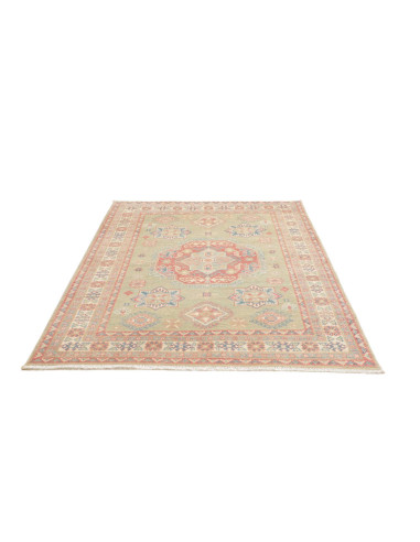 Rug Kazak Afghanistan 155x196 Sage Green Coral