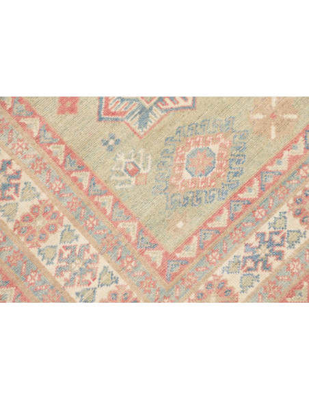 Rug Kazak Afghanistan 155x196 Sage Green Coral
