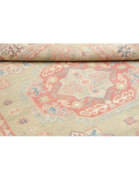 Rug Kazak Afghanistan 155x196 Sage Green Coral
