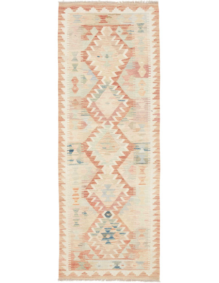 Tappeto Kilim Afghanistan 72x197 Beige Terracot