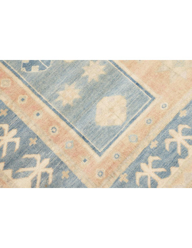 Rug Kazak Afghanistan 164x200 Pastel Blue Peach