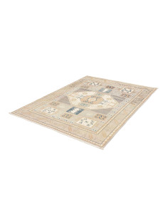 Tappeto Kazak Afghanistan 152x188 Grigio Azzurr 2