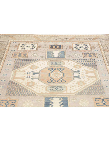 Rug Kazak Afghanistan 152x188 Grey Blue Cream N