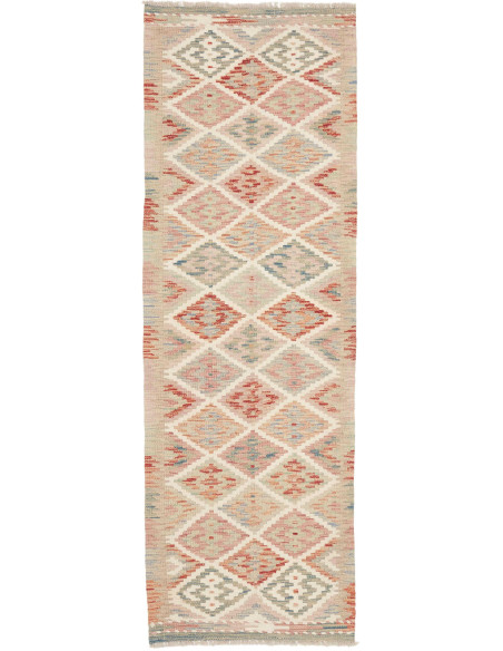 Rug Kilim Afghanistan 67x197 Beige Terracotta B
